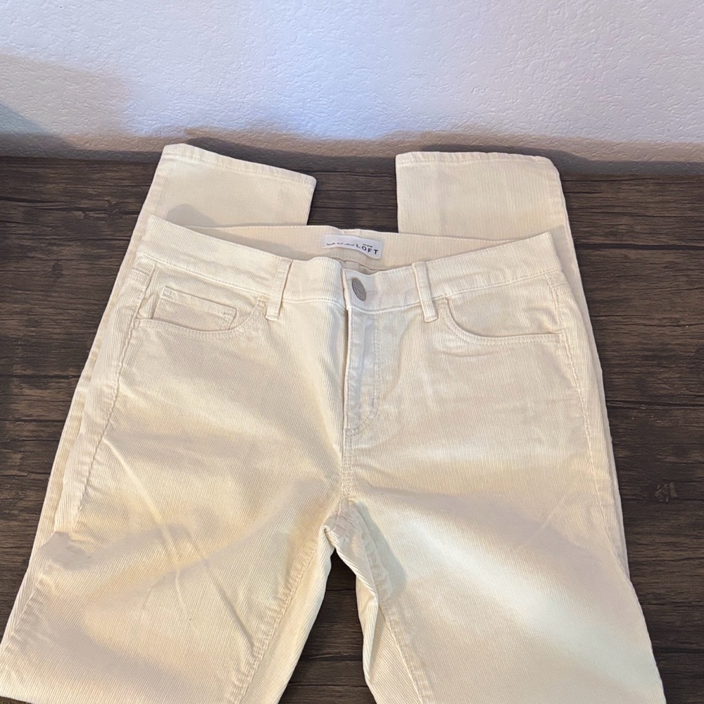 New Ann Taylor Loft modern skinny white jeans size waist 27